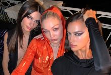 Фото - Эмили Ратаковски выложила фото с Ириной Шейк и Джиджи Хадид на вечеринке Versace