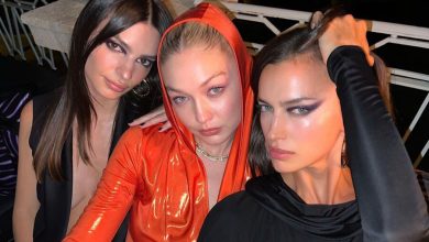 Фото - Эмили Ратаковски выложила фото с Ириной Шейк и Джиджи Хадид на вечеринке Versace